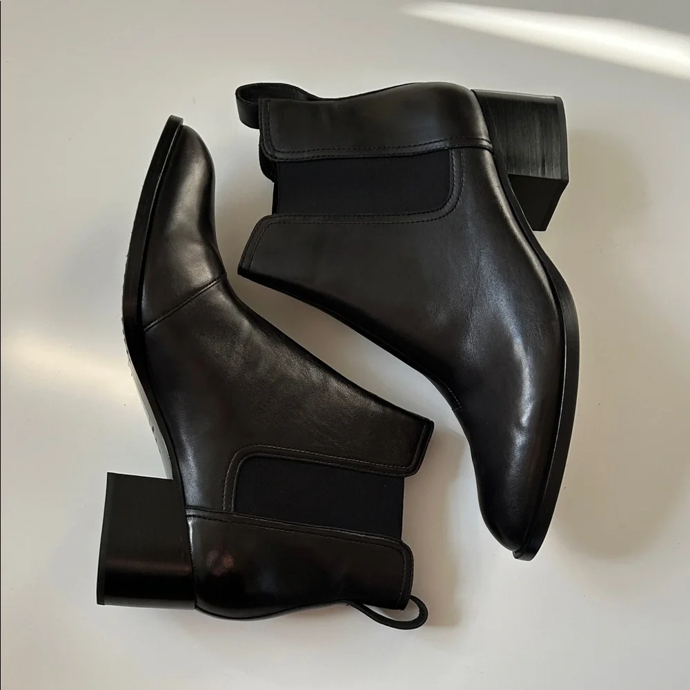 rag & bone Sleek Black Ankle Booties - Picture 2 of 4